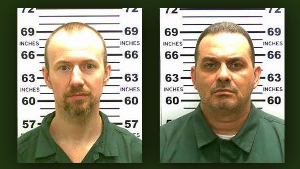 David Sweat, left, and Richard Matt are seen in this combination of photos provided by New York State Police on June 6, 2015 