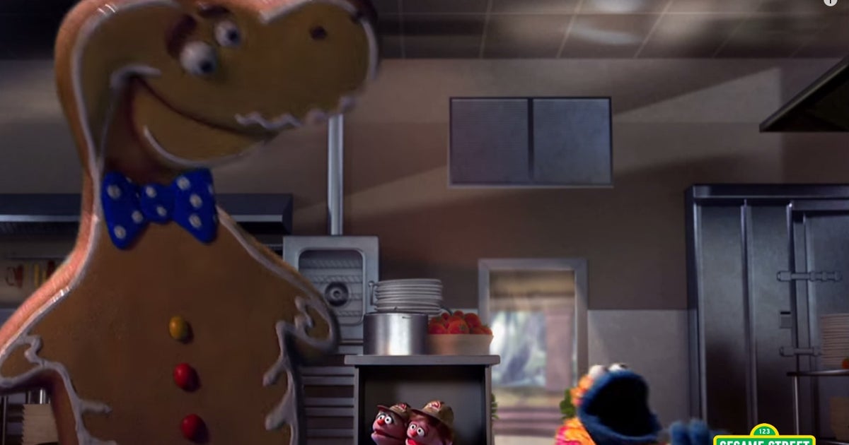 "Sesame Street" spoofs "Jurassic Park" in "Jurassic Cookie" parody