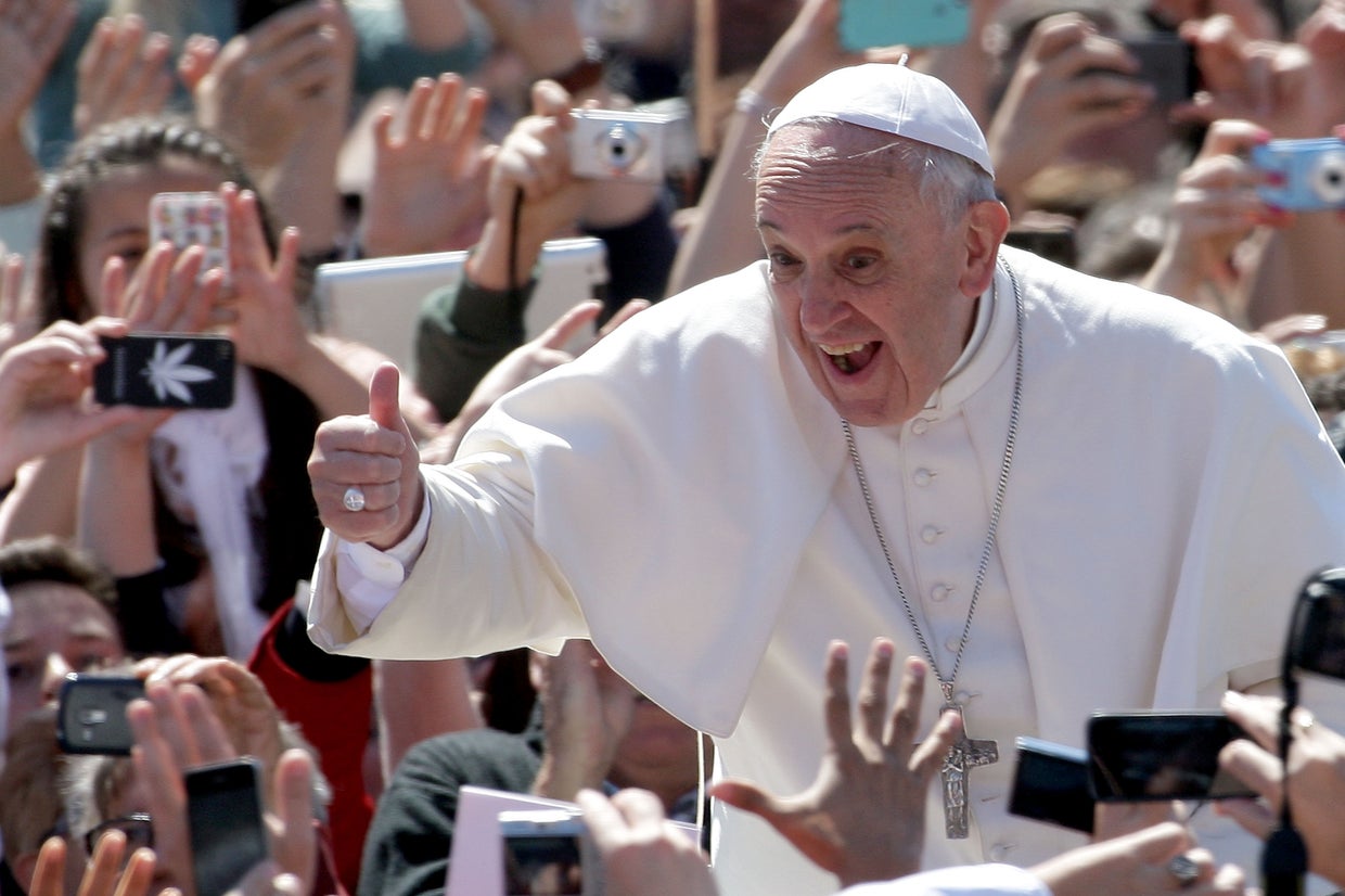 Rock star pope