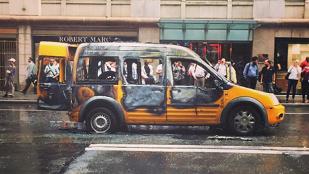 48th Street/Madison Avenue Cab Fire 