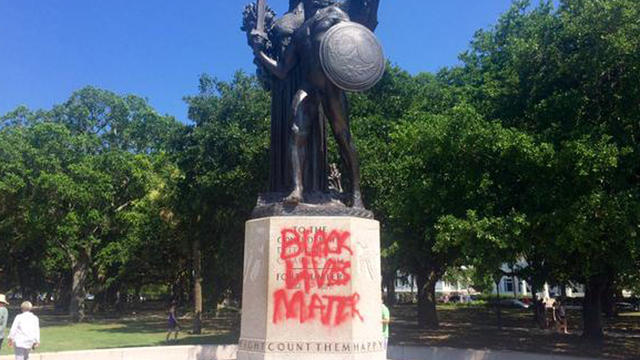 confederate monument vandalism 