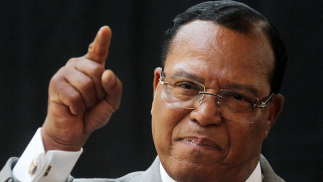Minister Louis Farrakhan, leader of the Nation of Islam, speaks at a press conference near United Nations headquarters June 15, 2011, in New York City. 