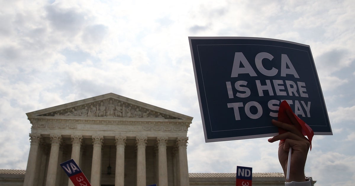Supreme Court upholds major portion of Obamacare - CBS News