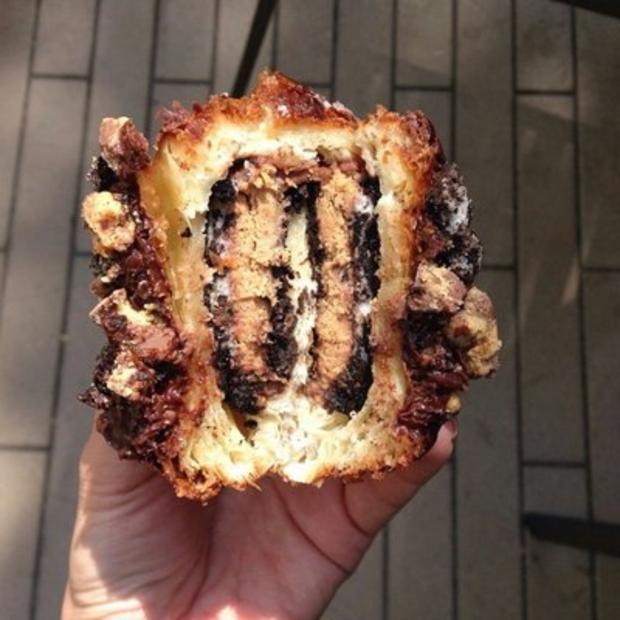 Oreo / Reese's Peanut Butter Cup Cronut --Colorado Donuts 