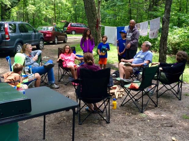 Campers At Whitewater State Park 