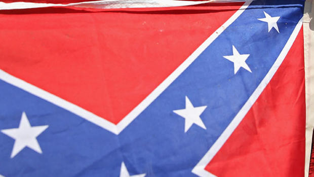 The Confederate flag 