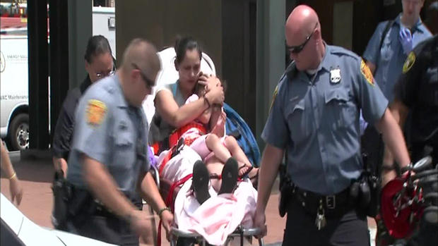 Woman And Child Rescued From Elevator At Union City Light Rail Station 