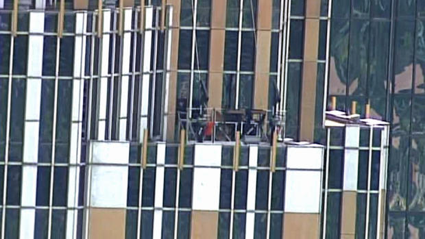 Wells Fargo Tower Center Scaffolding 