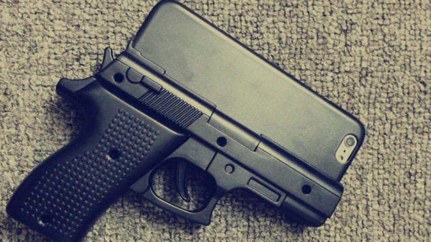 Gun-Shaped Cell Phone Case 