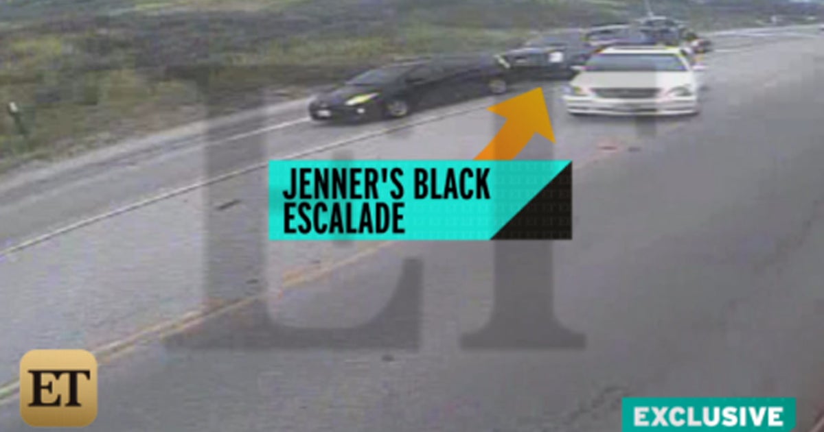 Surveillance video shows Caitlyn Jenner fatal car crash - CBS News