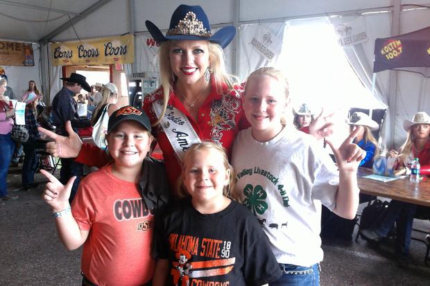 Miss Rodeo America at Cheyenne Frontier Days 