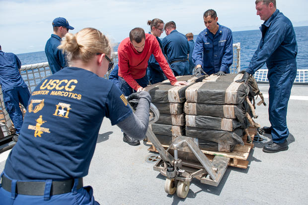 US agencies stop semi-submersible, seize 12,000 pounds of cocaine 
