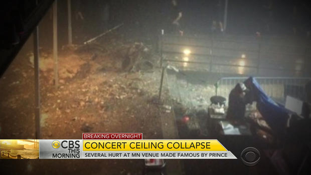 Aftermath Of First Avenue Roof Collapse 