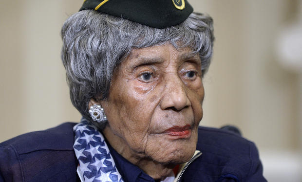 President Barack Obama meets with the oldest living woman veteran- DC 