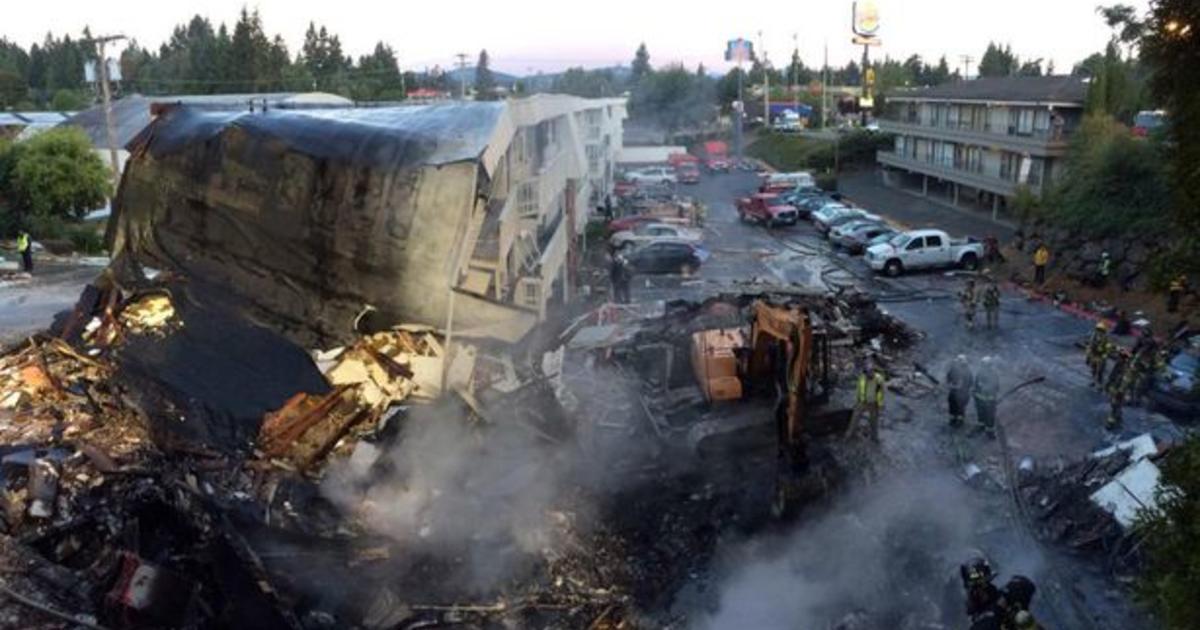 No Bodies Found In Debris Of Washington State Motel Explosion - CBS News