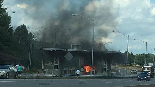 NH Toll Booth Fire 