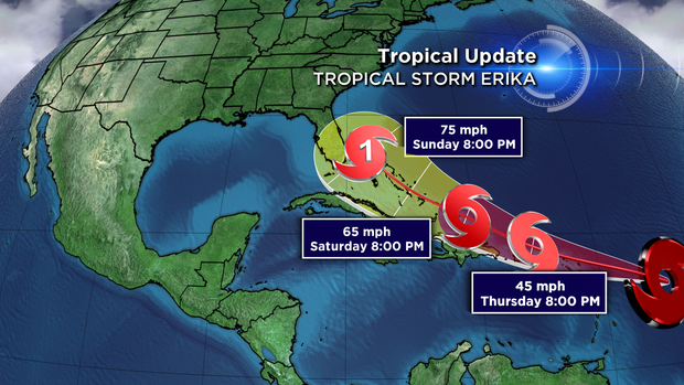 Tropical Storm Erika: 08.26.15 