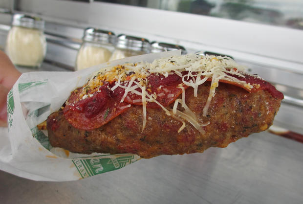 Stuffed Italian Meatloaf On-a-Stick 
