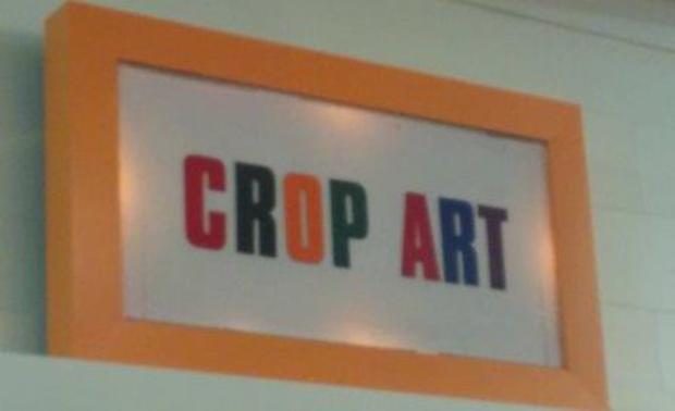 Crop Art Sign 
