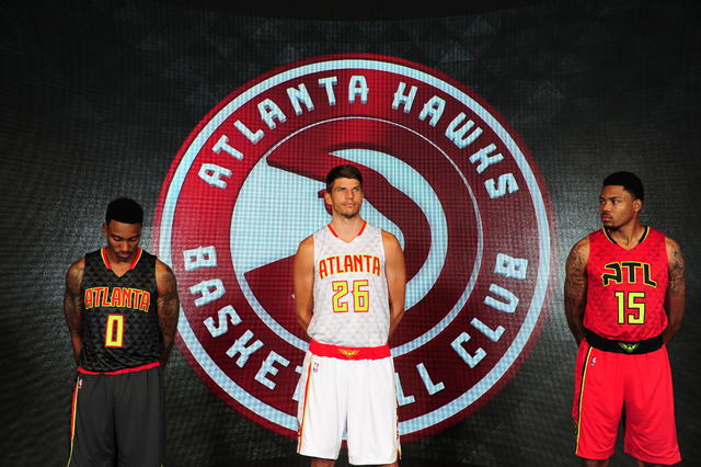 Atlanta Hawks Unveil New Uniforms, Court for 50th Season