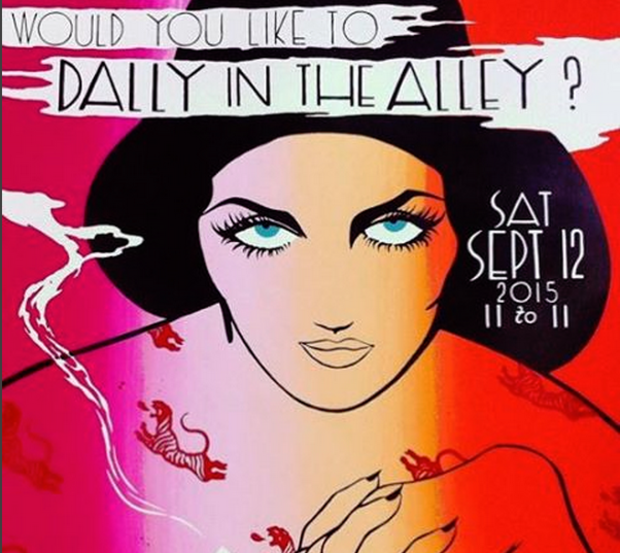 2015 Dally in the Alley Poster 