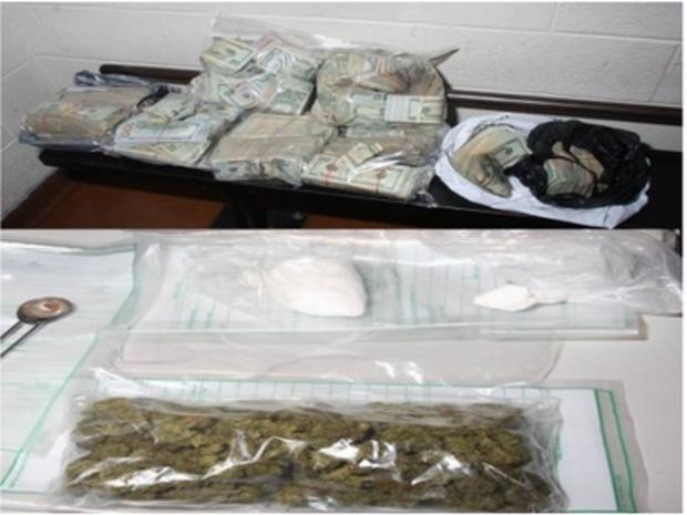 Seized Drugs And Cash 