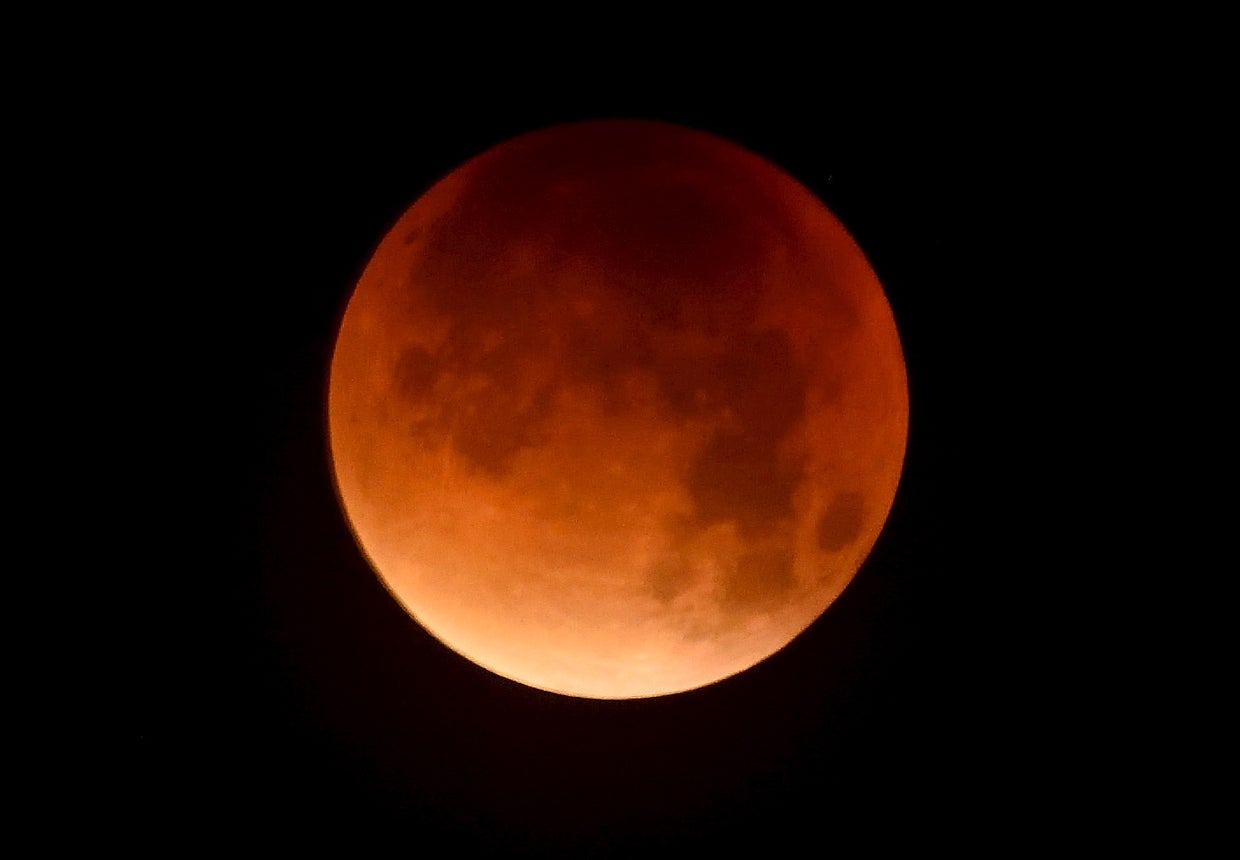 Rare super blood moon eclipse