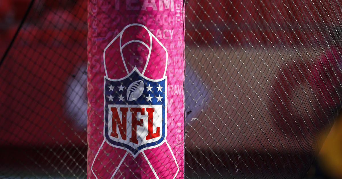 NFL Supports Breast Cancer Awareness With Pink Equipment CBS Los Angeles