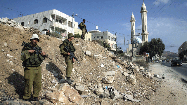 israel soldiers west bank 