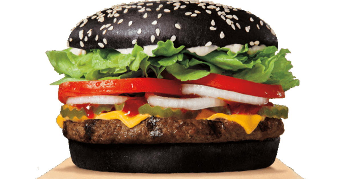 Black burger, green poop: Why Halloween Whopper has odd effect - CBS News