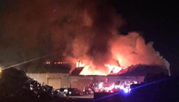 St. Paul Recycling Plant Fire 
