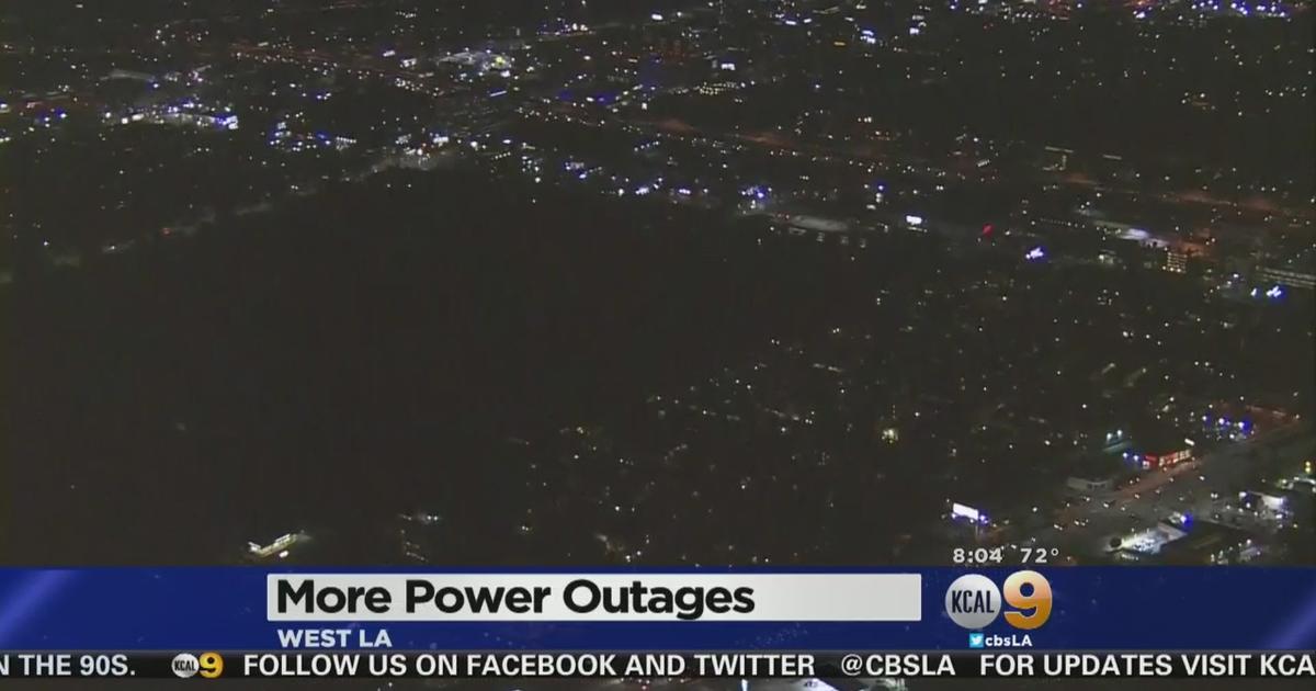Power Restored To Thousands In West La Cbs Los Angeles