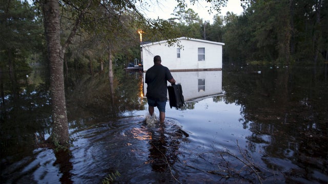 "Thousand year" flooding in South Carolina 