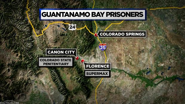 Guantanamo Prisoners map 