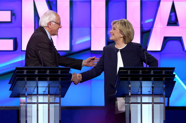 Democratic Presidential Candidates Hold First Debate In Las Vegas 