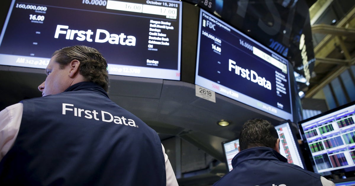 First Data shares idle in year's biggest IPO - CBS News