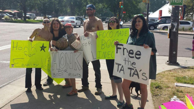Colorado Town's Ban On Topless Women Put On Hold By Judge - CBS