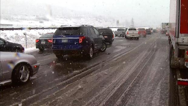 Interstate 70 traffic snow 