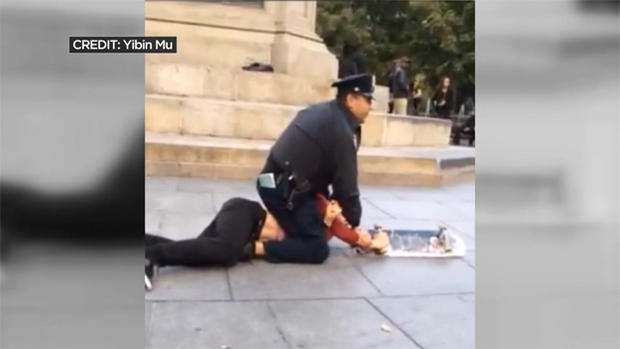 Columbus Circle Skateboarder Arrest 