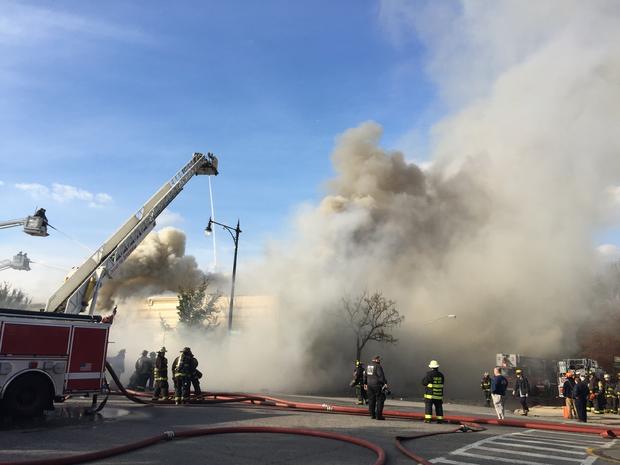 Fire Along Irving Park 