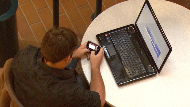 computer smartphone laptop teenager 