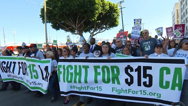 Nationwide protests for $15-an-hour 