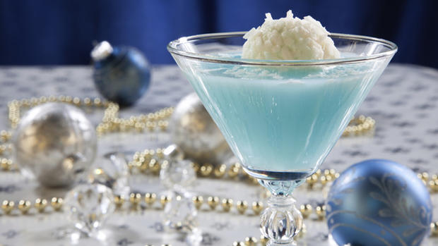 Blue Christmas Cocktails 
