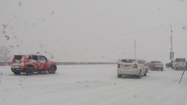 drivers stranded on I-25 south of Castle Rock 