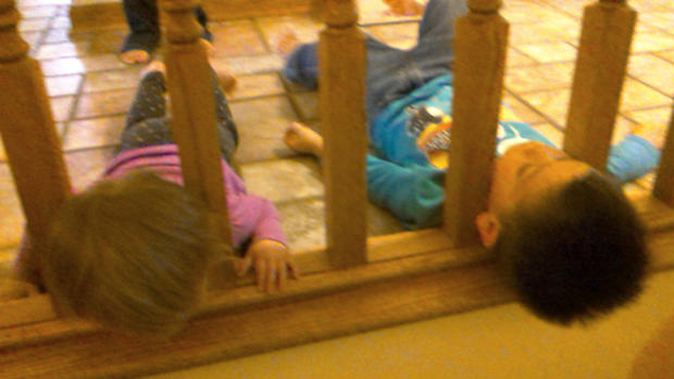 Children Stuck In Banister 4 (from Jessica Romero via WCCO) 