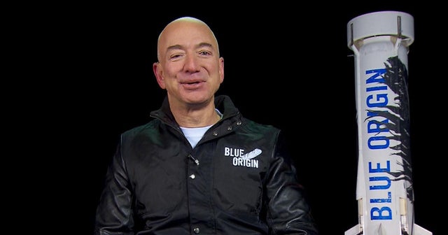 Amazon, Blue Origin founder Jeff Bezos celebrates landing of fully ...