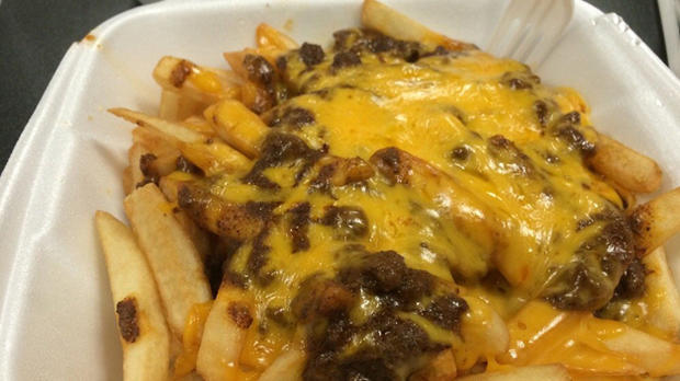 chili cheese fries troy's drive-in 6 