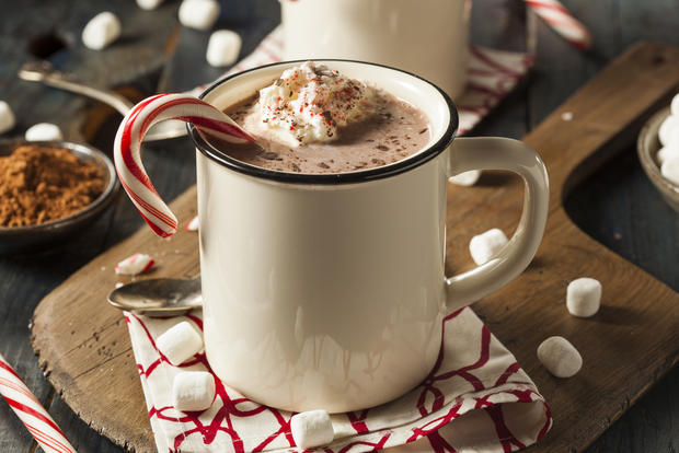peppermint hot chocolate cocoa 