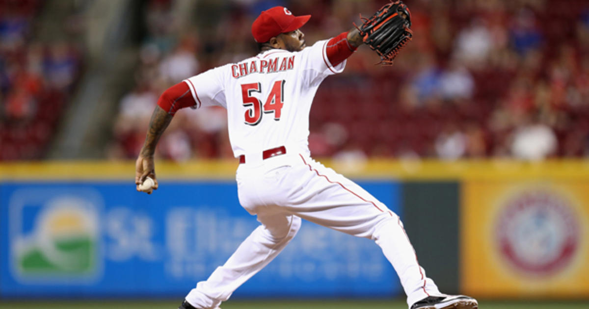 Aroldis Chapman closes out the ALDS on Make a GIF