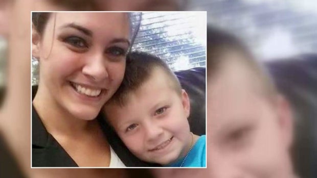 ​Alexandria Griffin-Heady is seen with her half-brother Tyler Trammell Huston in a picture on her Facebook page. 